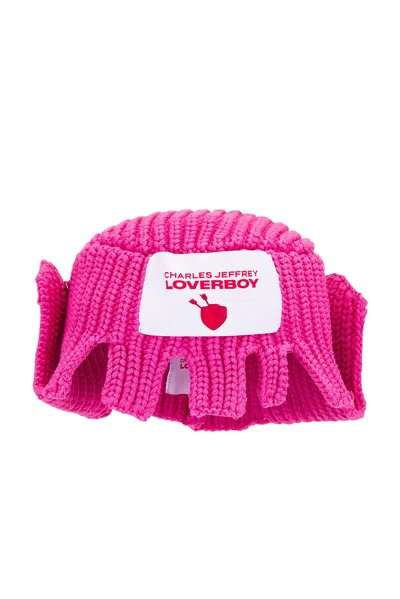 Charles Jeffrey Loverboy Archer Beanie In Pink