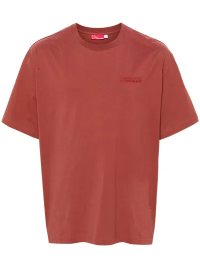 Charles Jeffrey Loverboy Art Gallery Cotton T-shirt In Brown