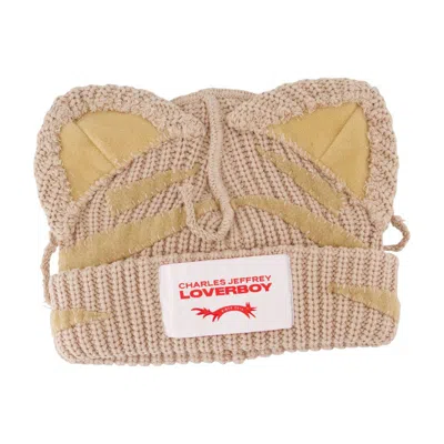 Charles Jeffrey Loverboy Artisanal Ears Beanie In Multi