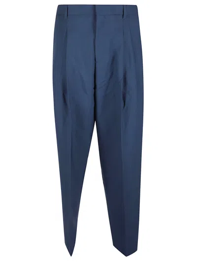 Charles Jeffrey Loverboy Back Logo Trousers In Blue