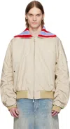 Charles Jeffrey Loverboy Neutral Jackets In Beige