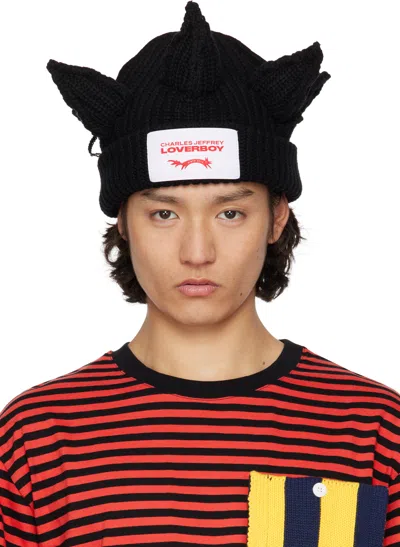 Charles Jeffrey Loverboy Black Berserker Beanie