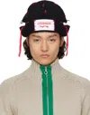 Charles Jeffrey Loverboy Black Carolean Beanie In Black