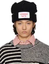 Charles Jeffrey Loverboy Chunky Ears Wool Blend Beanie In Black