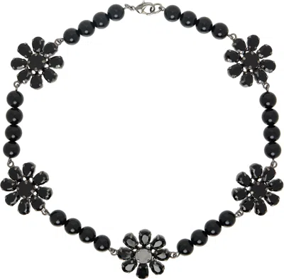 Charles Jeffrey Loverboy Black Crazy Daizy Necklace