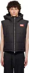 Charles Jeffrey Loverboy Black Kitty Vest In Black