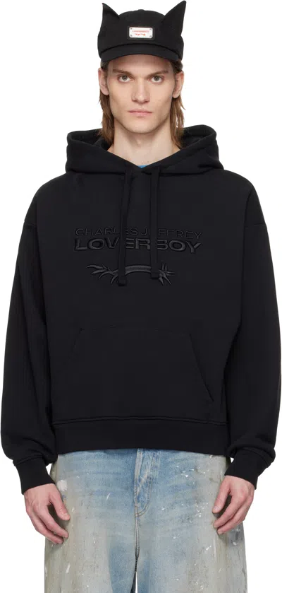 Charles Jeffrey Loverboy Black Logo Hoodie