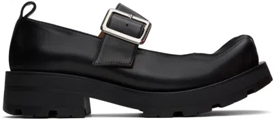 Charles Jeffrey Loverboy Black Mary Jane Loafers In Blk