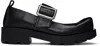 Charles Jeffrey Loverboy Black Mary Jane Moggies Loafers In Black