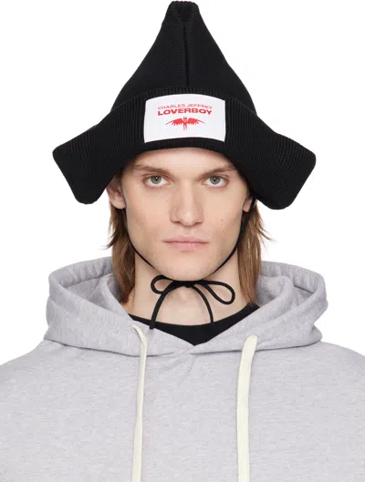 Charles Jeffrey Loverboy Black Paper Boat Beanie