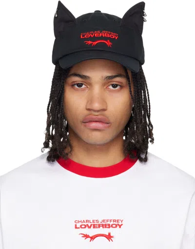 Charles Jeffrey Loverboy Black Pierced Ears Cap