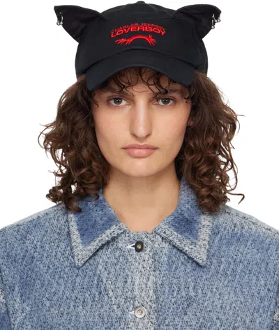 Charles Jeffrey Loverboy Black Pierced Ears Exclusive Cap