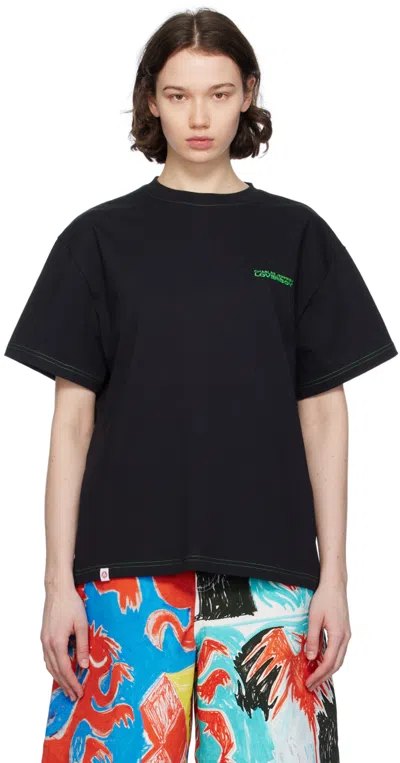 Charles Jeffrey Loverboy Black Printed T-shirt