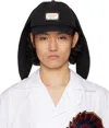Charles Jeffrey Loverboy Black Rabbit Ears Cap In Black