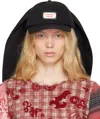 Charles Jeffrey Loverboy Black Rabbit Ears Cap In Black