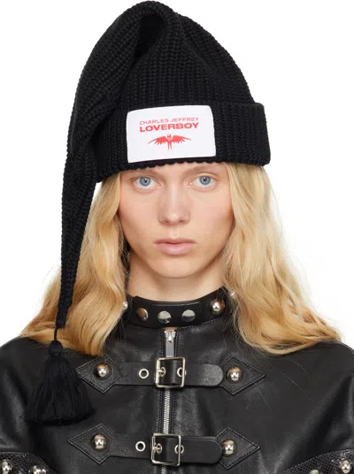 Charles Jeffrey Loverboy Black Sloppy Giuseppe Beanie