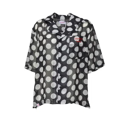 Charles Jeffrey Loverboy Black & Off-white Polka Dot Shirt