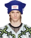 Charles Jeffrey Loverboy Ears-detailed Beanie In Blue