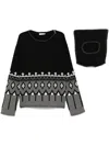 Charles Jeffrey Loverboy Boo Sweater In Black