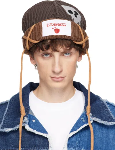 Charles Jeffrey Loverboy Brown Clash Of Clans Edition Skull Balloon Beanie