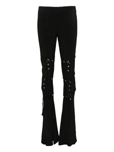 Charles Jeffrey Loverboy Buckle-embellished Trousers In Black
