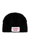 Charles Jeffrey Loverboy Chunky Crown Beanie In Black