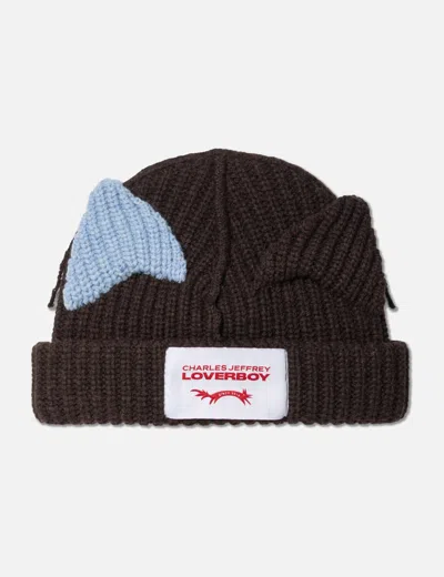 Charles Jeffrey Loverboy Chunky Ears Beanie In Black