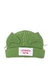 Charles Jeffrey Loverboy Chunky Ears Beanie In Green