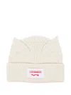 Charles Jeffrey Loverboy Off-white Chunky Ears Beanie In Neutrals