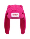 Charles Jeffrey Loverboy Chunky Rabbit Beanie In Pink
