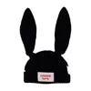 Charles Jeffrey Loverboy Chunky Rabbit Beanie In Brown