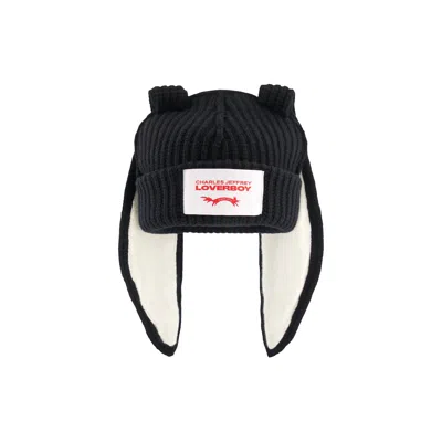 Charles Jeffrey Loverboy Chunky Rabbit Beanie In Blue