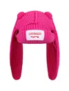 Charles Jeffrey Loverboy Chunky Rabbit Beanie In Orange