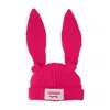 Charles Jeffrey Loverboy Chunky Rabbit Beanie In Pink