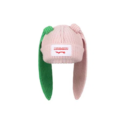 Charles Jeffrey Loverboy Chunky Rabbit Beanie In Pink