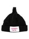 Charles Jeffrey Loverboy Chunky Unicorn Beanie In Black