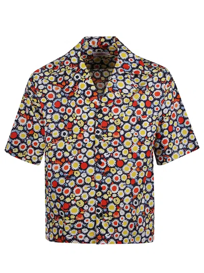 Charles Jeffrey Loverboy Multicolor Floral Shirt In Plflsh