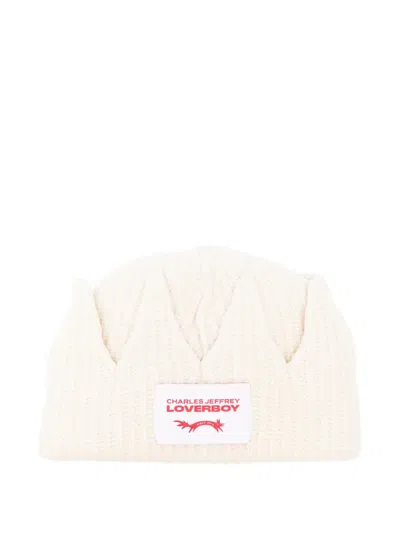 Charles Jeffrey Loverboy Crown Beanie In Neutral
