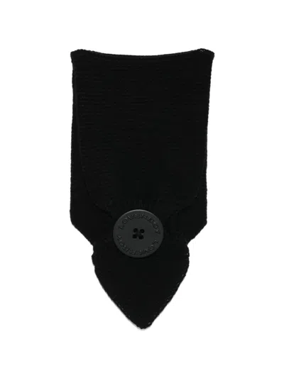 Charles Jeffrey Loverboy Cyclops Button Scarf In Black