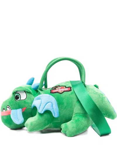 Charles Jeffrey Loverboy Dragon-shaped Top-handle Bag In Green