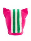 Charles Jeffrey Loverboy Ears-detailed Stripped Hat In Multi
