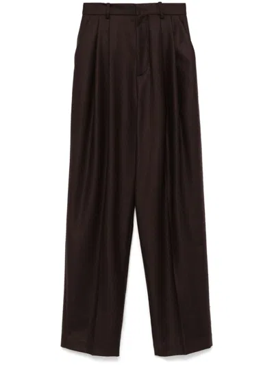 Charles Jeffrey Loverboy Edinburgh Trousers In Brown