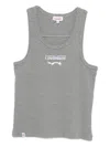 Charles Jeffrey Loverboy Embroidered-logo Tank Top In Gray