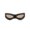 Charles Jeffrey Loverboy Neko Cat-eye Sunglasses In Black