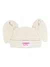 Charles Jeffrey Loverboy Floppy-bunny-ears Beanie In Neutrals