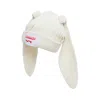 Charles Jeffrey Loverboy Floppy Rabbit Beanie In Ecru