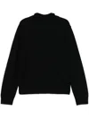 Charles Jeffrey Loverboy Fluffy Ears Balaclava Sweater In Black