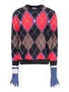 Charles Jeffrey Loverboy Fluffy Gloves Jumper In Multi