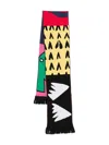 Charles Jeffrey Loverboy Football Scarf In Multi
