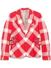 Charles Jeffrey Loverboy Red Glasgow Blazer In 红色